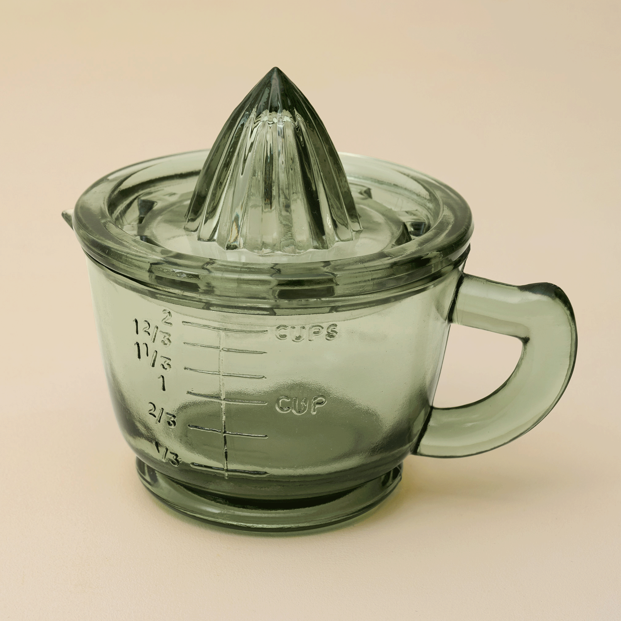 Grüner Glas-Entsafter
